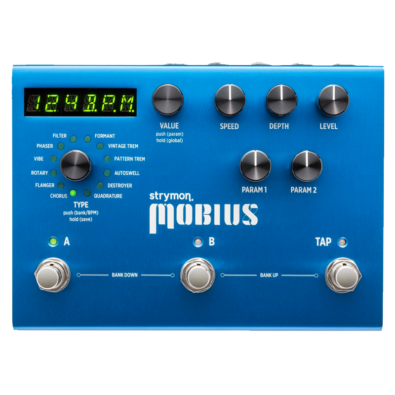Mobius—Multidimensional-Modulation-Effects-Pedal—Strymon STRYMON - Mobius - Multidimensional Modulation Effects Pedal - Image 1