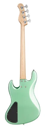 Sadowsky MetroLine 21-Fret Vintage J/J Bass, Red Alder Body, 4-String - Solid Sage Green Metallic Satin - Image 3