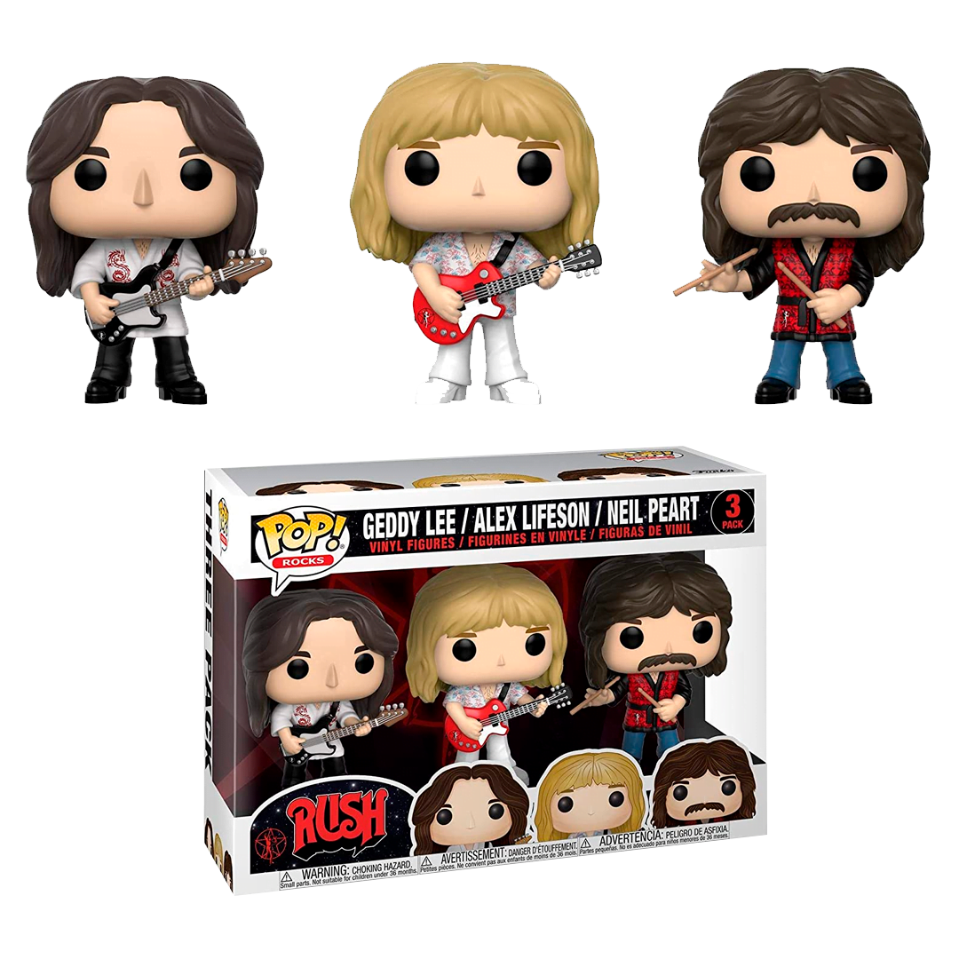 Funko-Pop!-Rocks-Rush---Geddy,-Alex-&-Neil-3-Pack FUNKO POP! - Rocks: Rush - Geddy, Alex & Neil 3 Pack - Image 1