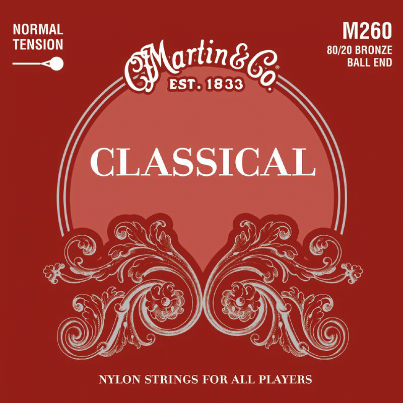 MARTIN M260 MARTIN & CO. - Cuerdas de Guitarra Acústica Classical Nylon - Image 1