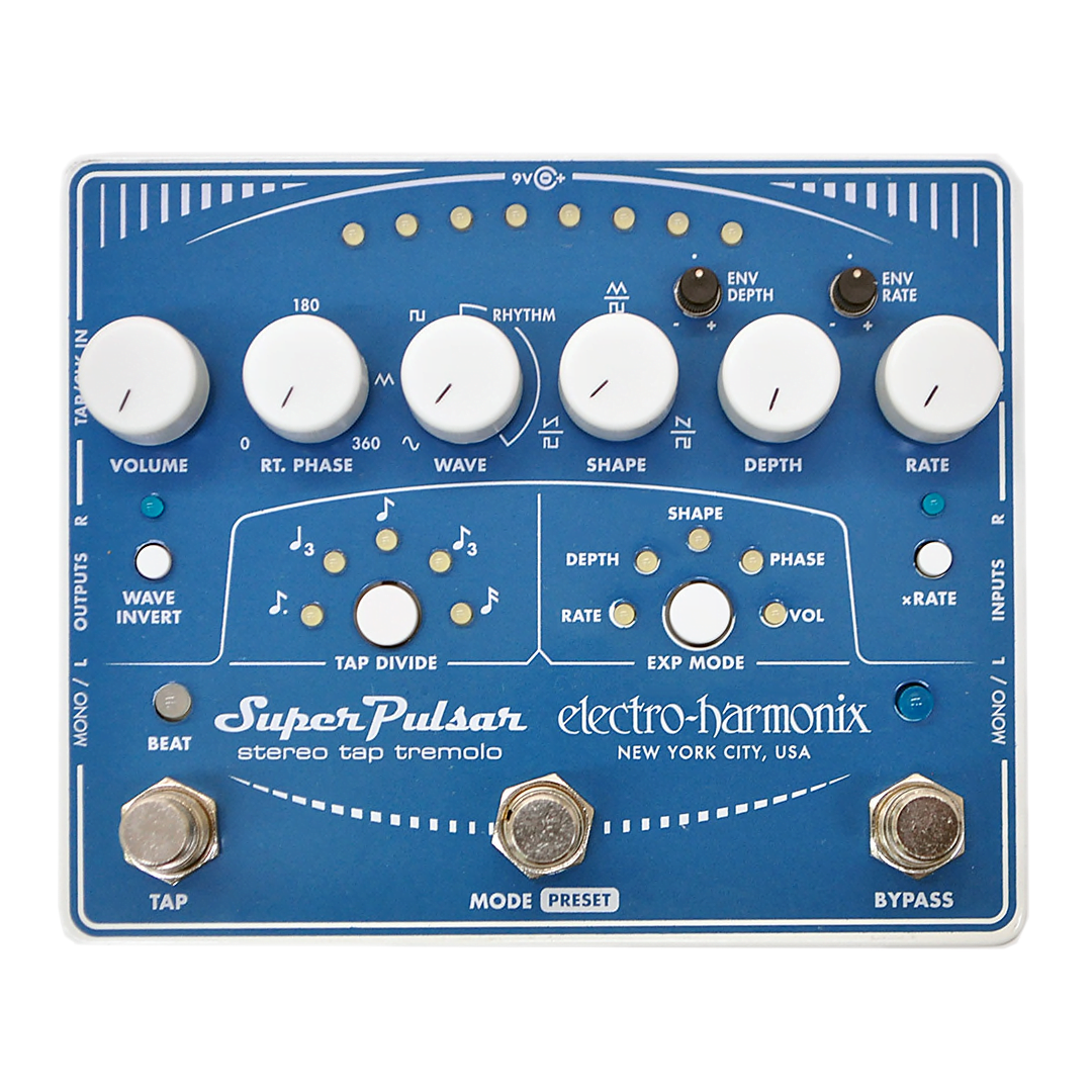 EHX ELECTRO HARMONIX SUPER PULSAR EHX - Electro Harmonix - Super Pulsar Guitar Tremolo Pedal - Imagen 1
