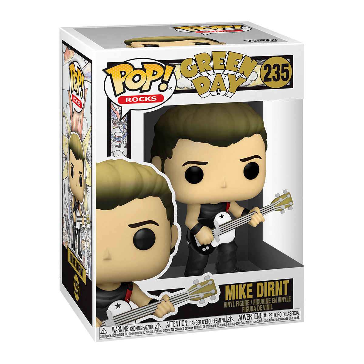 FUNKO GREEN DAY MIKE DIRNT FUNKO POP! - ROCKS - GREEN DAY - MIKE DIRNT - Imagen 1