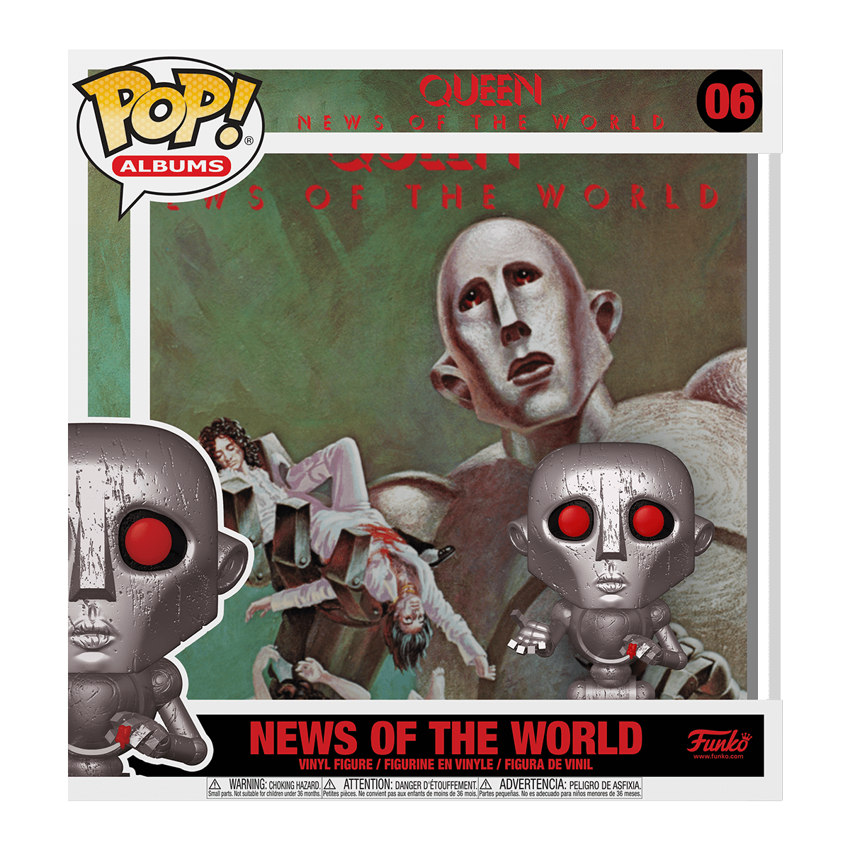FUNKO QUEEN NEWS OF THE WORLD FUNKO POP! - ROCKS - ALBUM - QUEEN NEWS OF THE WORLD - Image 1