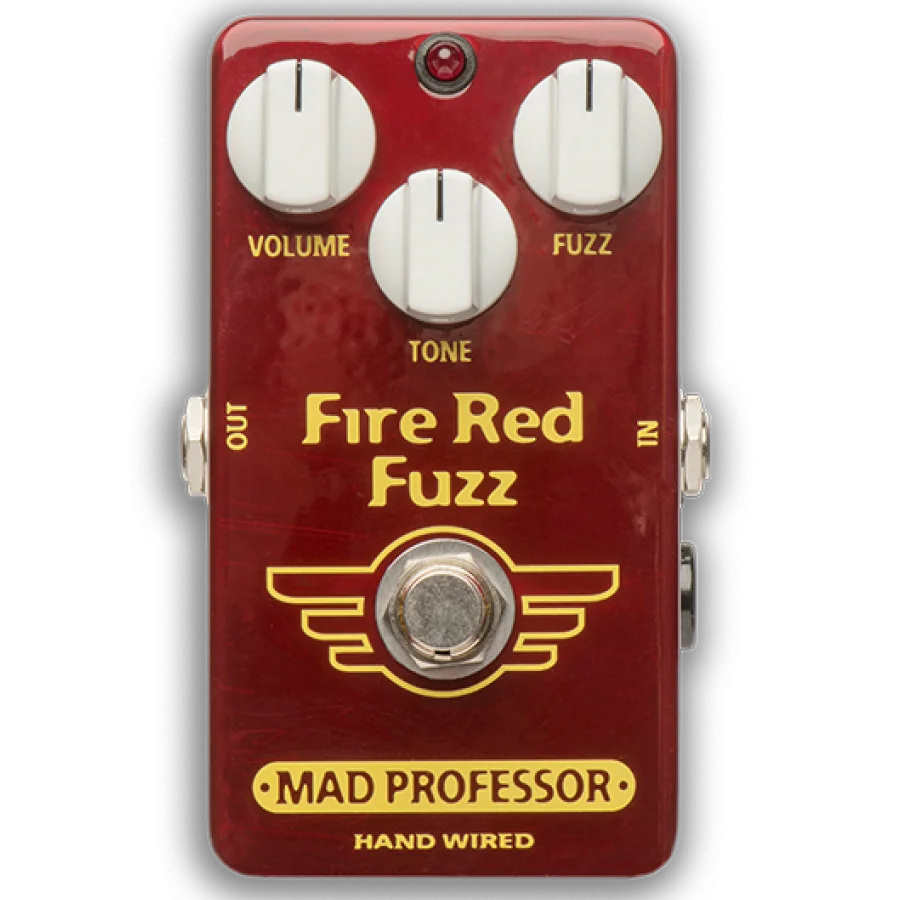 MAD PROFESSOR FIRE RED FUZZ MAD PROFESSOR - FIRE RED FUZZ - HANDWIRED - FUZZ GUITAR PEDAL - Imagen 1