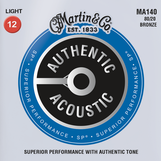 MARTIN MA140 560 TEST MARTIN & CO. - Cuerdas de Guitarra Acústica 80/20 Bronze 12-54 - Image 1