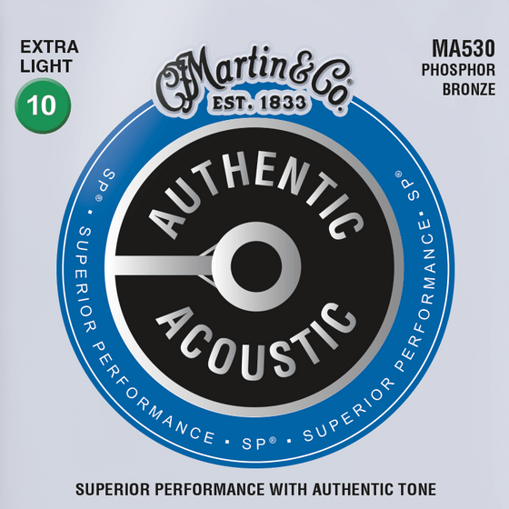 MARTIN MA530 MARTIN & CO. - Cuerdas de Guitarra Acústica SP Phosphor Bronze 10-47 - Image 1