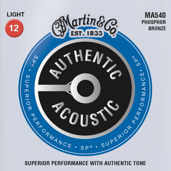 MARTIN MA540 MARTIN & CO. - Cuerdas de Guitarra Acústica SP Phosphor Bronze 12-54 - Image 1