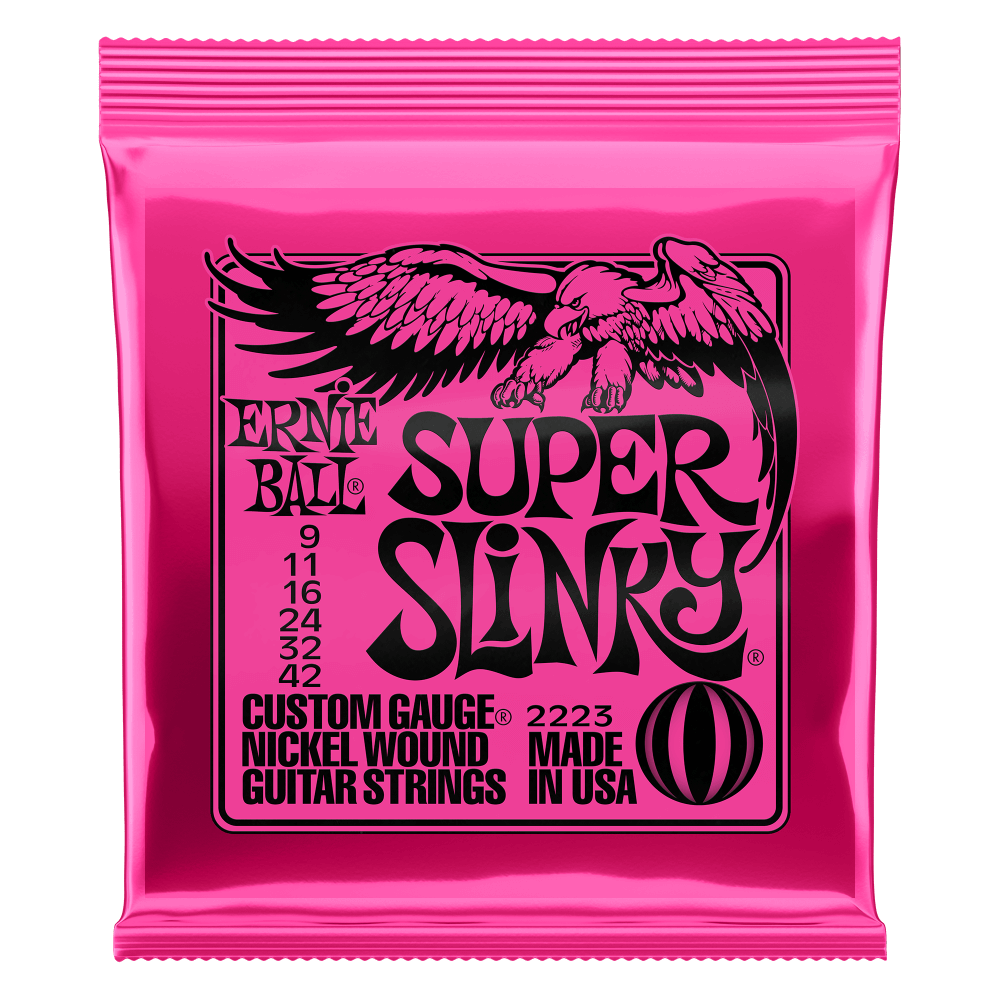 P02223 ERNIE BALL - Cuerdas para Guitarra Eléctrica - SUPER SLINKY 09-42 - Image 1