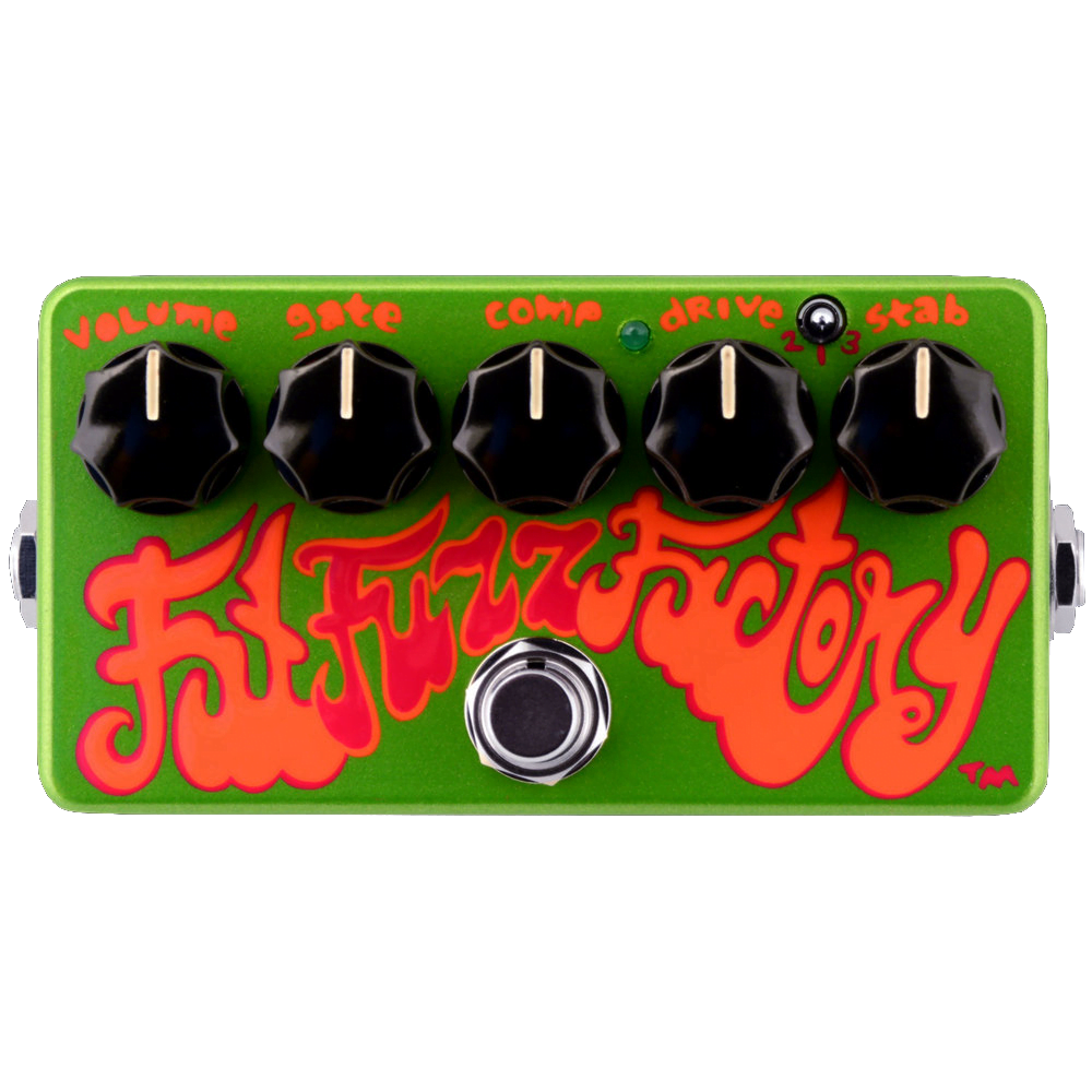 ZVEX FAT FUZZ FACTORY ZVEX - FAT FUZZ FACTORY - FUZZ GUITAR PEDAL - HANDPAINTED - Image 1