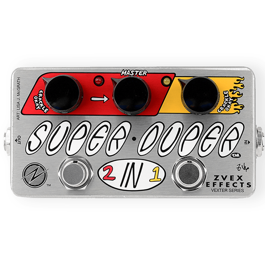ZVEX SUPER DUPER ZVEX - SUPER DUPER - BOOST GUITAR PEDAL - Imagen 1