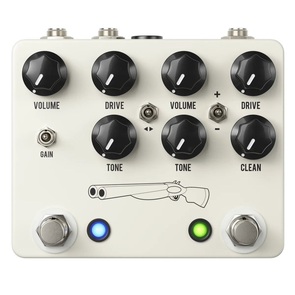 JHS - DOUBLE BARREL- DUAL OVERDRIVE GUITAR PEDAL - Imagen 1