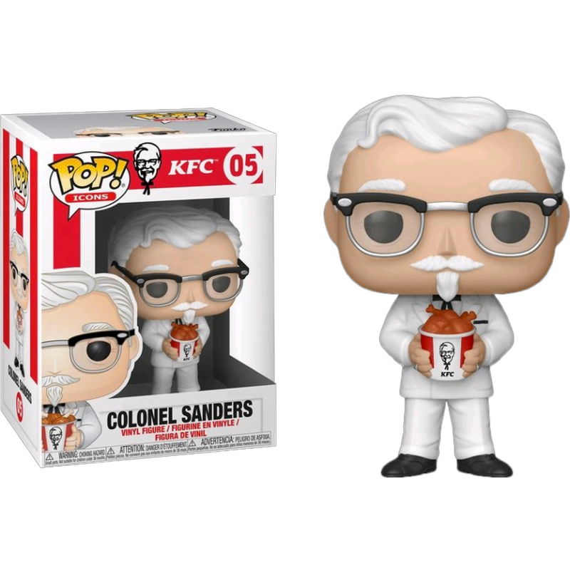 FUNKO KFC Funko Pop! - KFC - Colonel Sanders with Chicken Bucket - Image 1