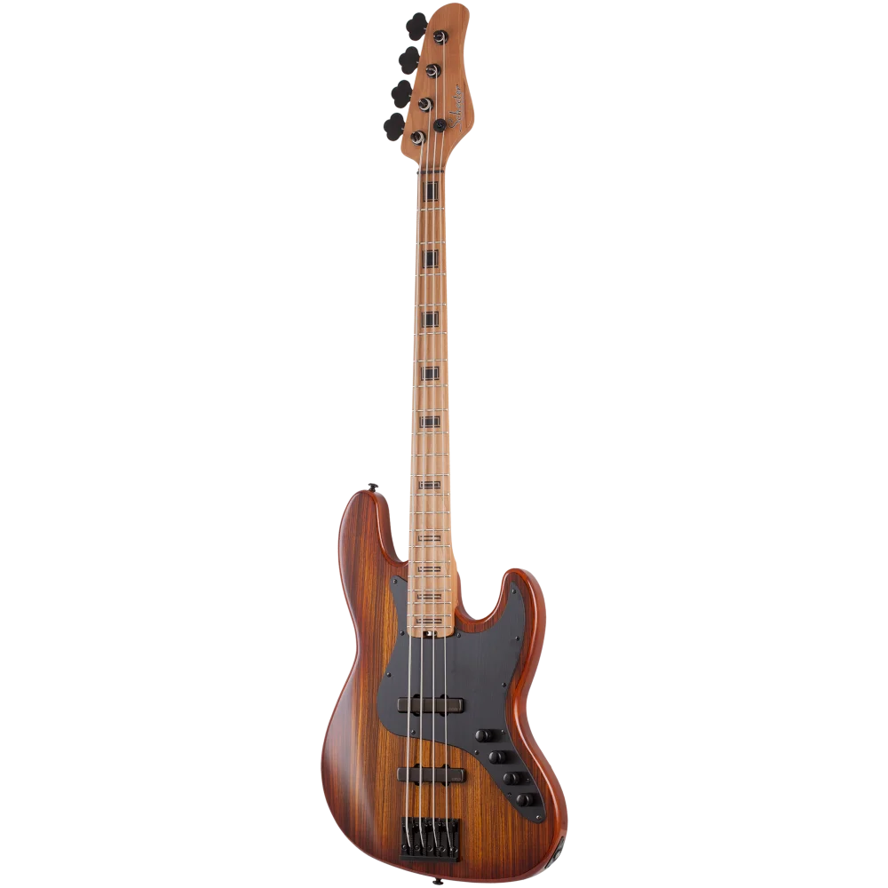 SCHECTER J-4 Exotic.Faded Vintage Sunburst.01 SCHECTER - J4 EXOTIC- Bass Satin Trans Natural - Bajo Eléctrico - Imagen 1