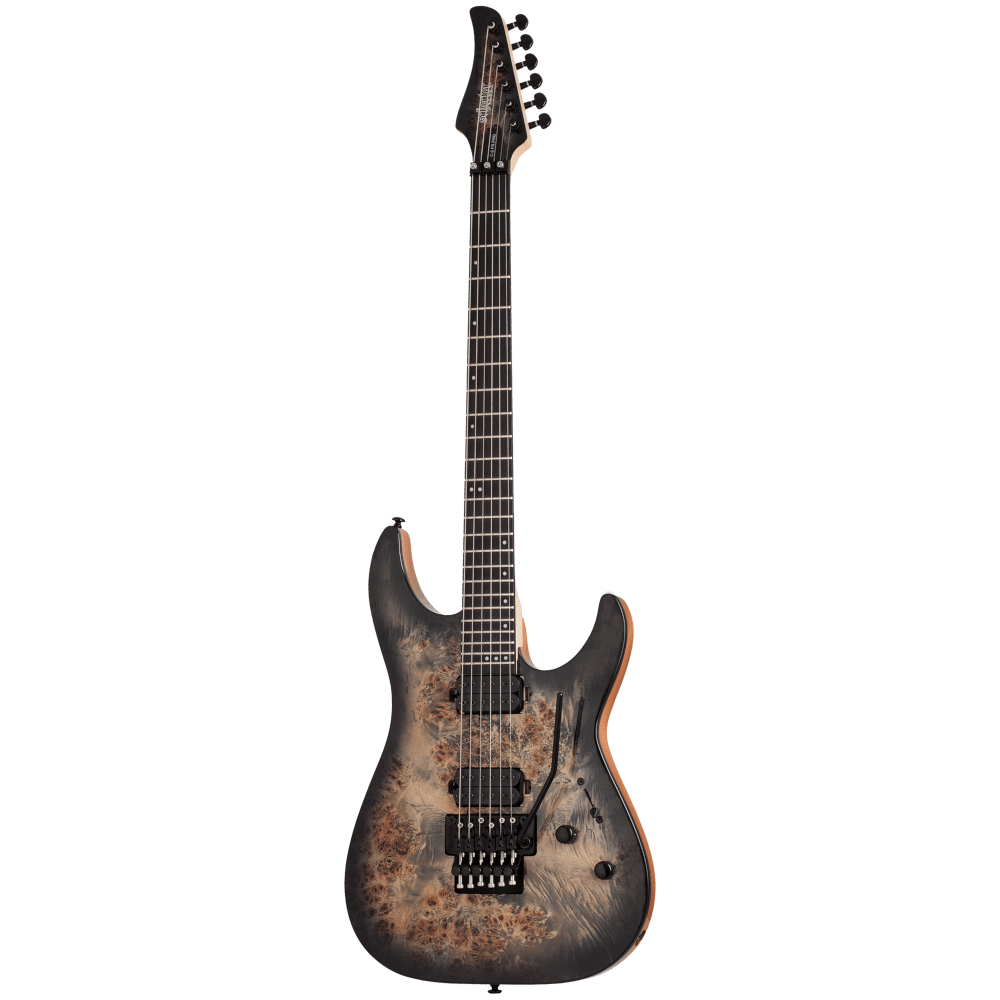 SCHECTER -6 Pro FR.Charcoal Burst (CB) SCHECTER - C6 FR PRO - Charcoal Burst - Guitarra Eléctrica con Floyd Rose - Image 1