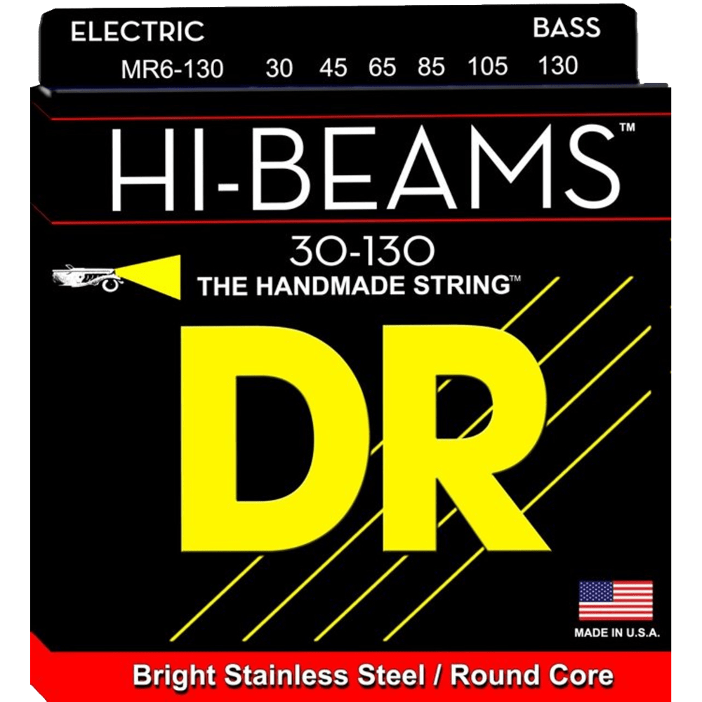DR M6-130 DR Strings - MR6-130 - Hi Beams - 30-130 (6 Cuerdas) - Image 1