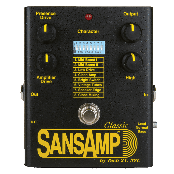 TECH 21 SANSAMP CLASSIC SA1_700x700 TECH 21 - Sansamp Classic - Guitar Preamp Pedal - Image 1