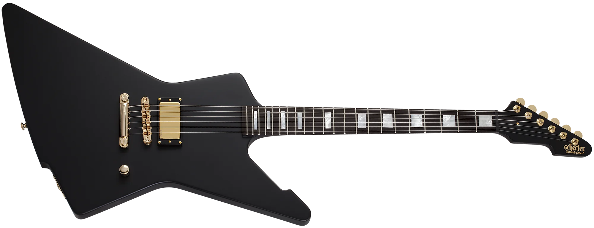 SCHECTER - E-1 Cesar Soto - Satin Black Electric Guitar - Imagen 9