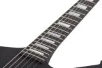 SCHECTER - E-1 Cesar Soto - Satin Black Electric Guitar - Imagen 3
