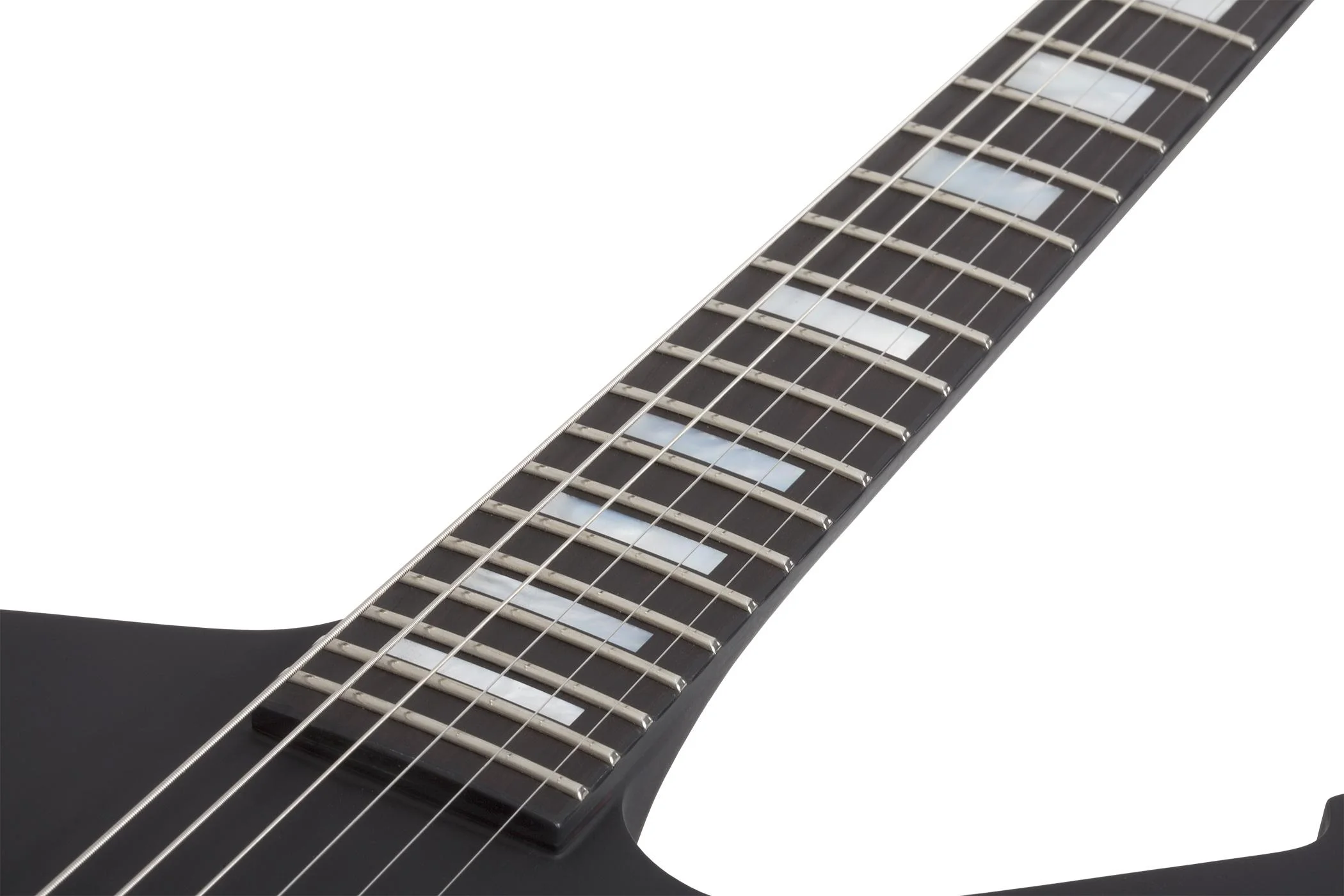 SCHECTER - E-1 Cesar Soto - Satin Black Electric Guitar - Imagen 3