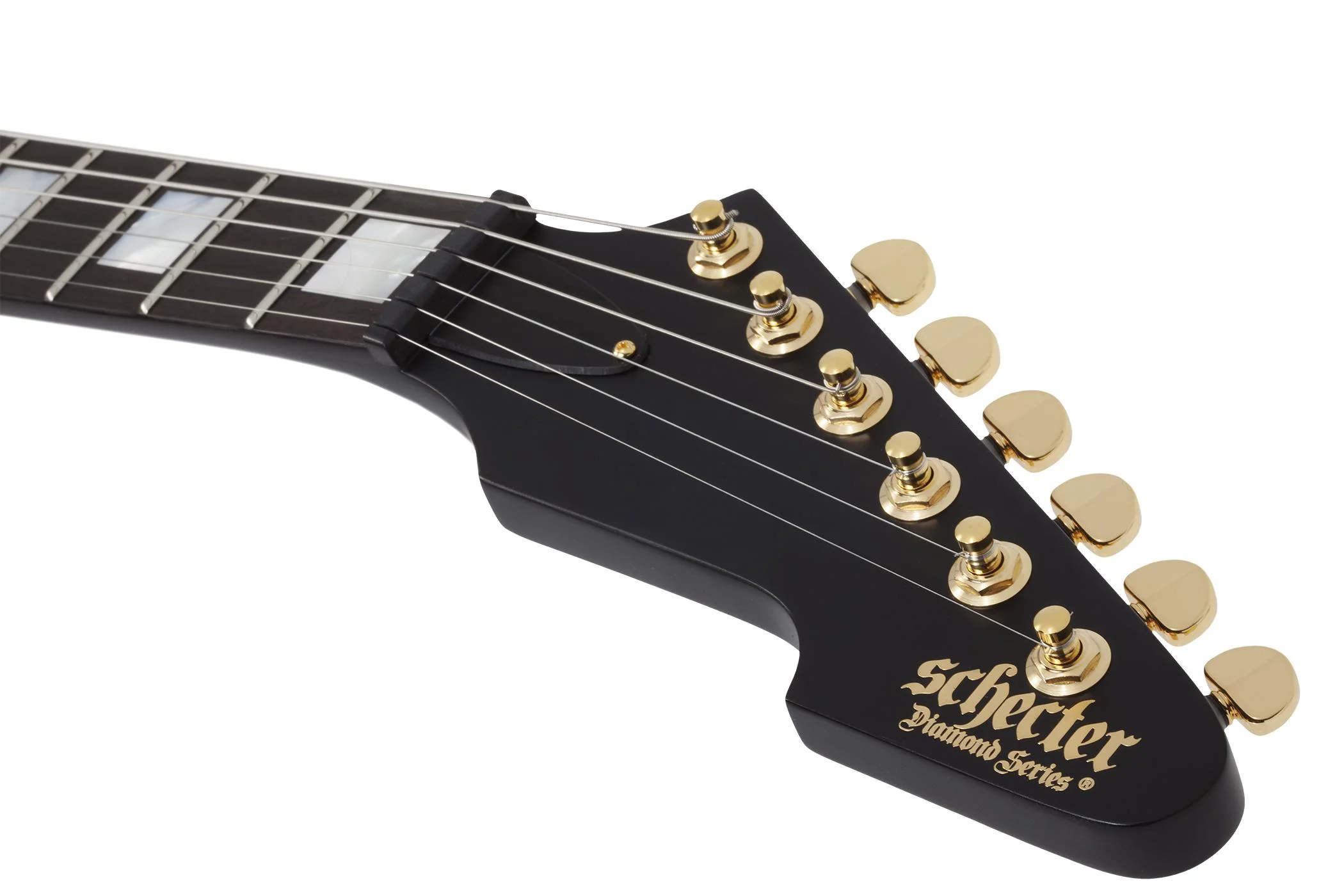 SCHECTER - E-1 Cesar Soto - Satin Black Electric Guitar - Imagen 4
