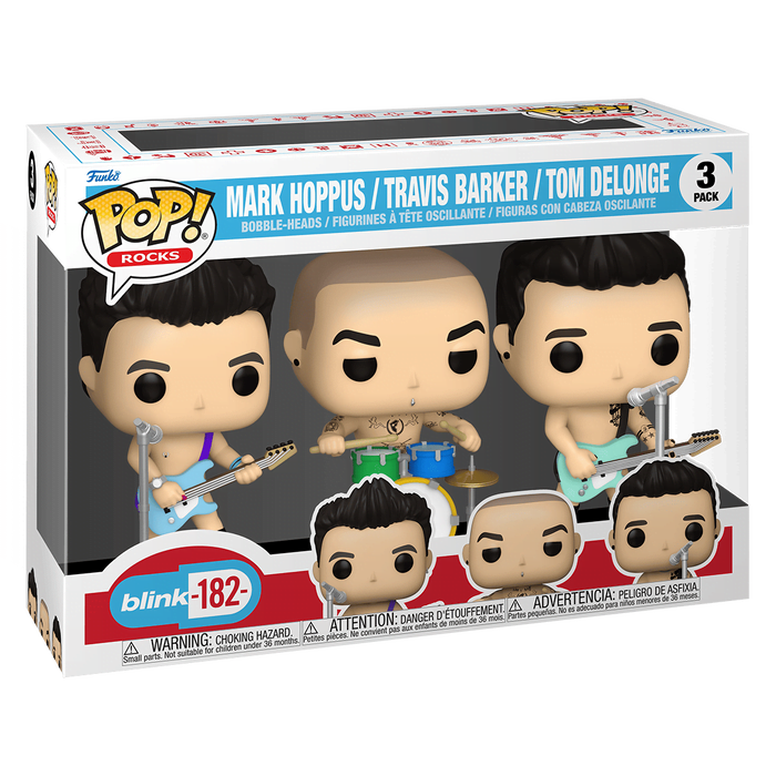 FUNKO BLINK 182 3 Pack Funko Pop! - Blink 182 - 3 Pack - Imagen 1