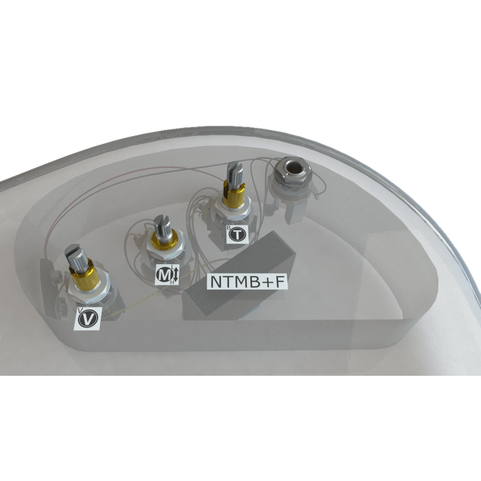 Bartolini HR-3.4-918 BARTOLINI - NTMB HR-3.4/918 - 3 Knob Bass Preamp - Image 1
