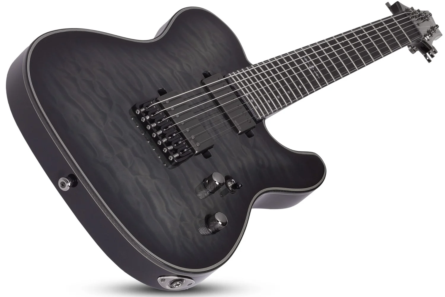 SCHECTER - Hellraiser Hybrid 7 PT-7 -  Trans Black Burst Electric Guitar 7 Cuerdas - Imagen 5