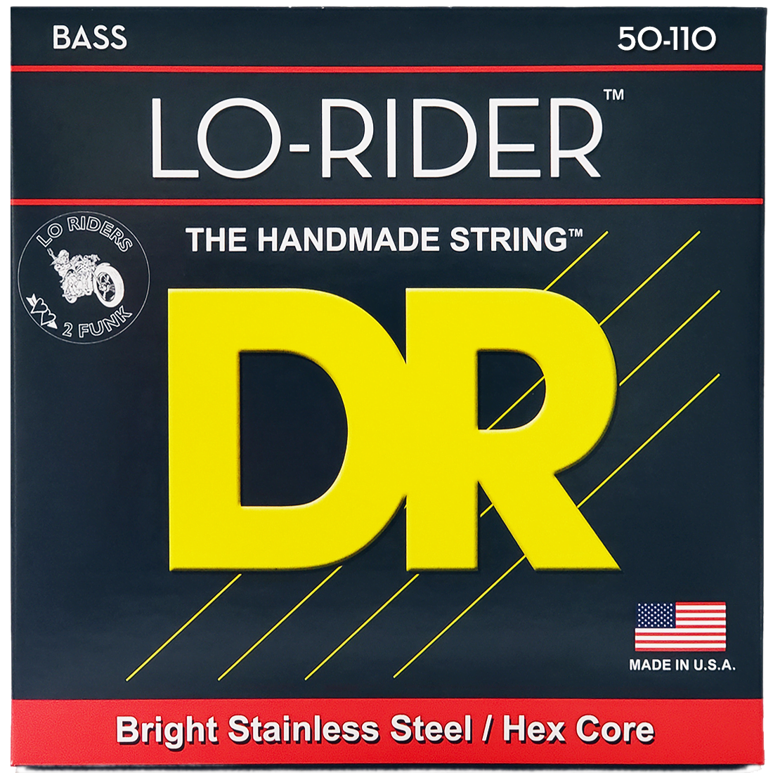DR EH50 50110 DR Strings - EH-50 - Lo Rider - Bass Strings - 50-110 - Cuerdas para Bajo Eléctrico - Imagen 1