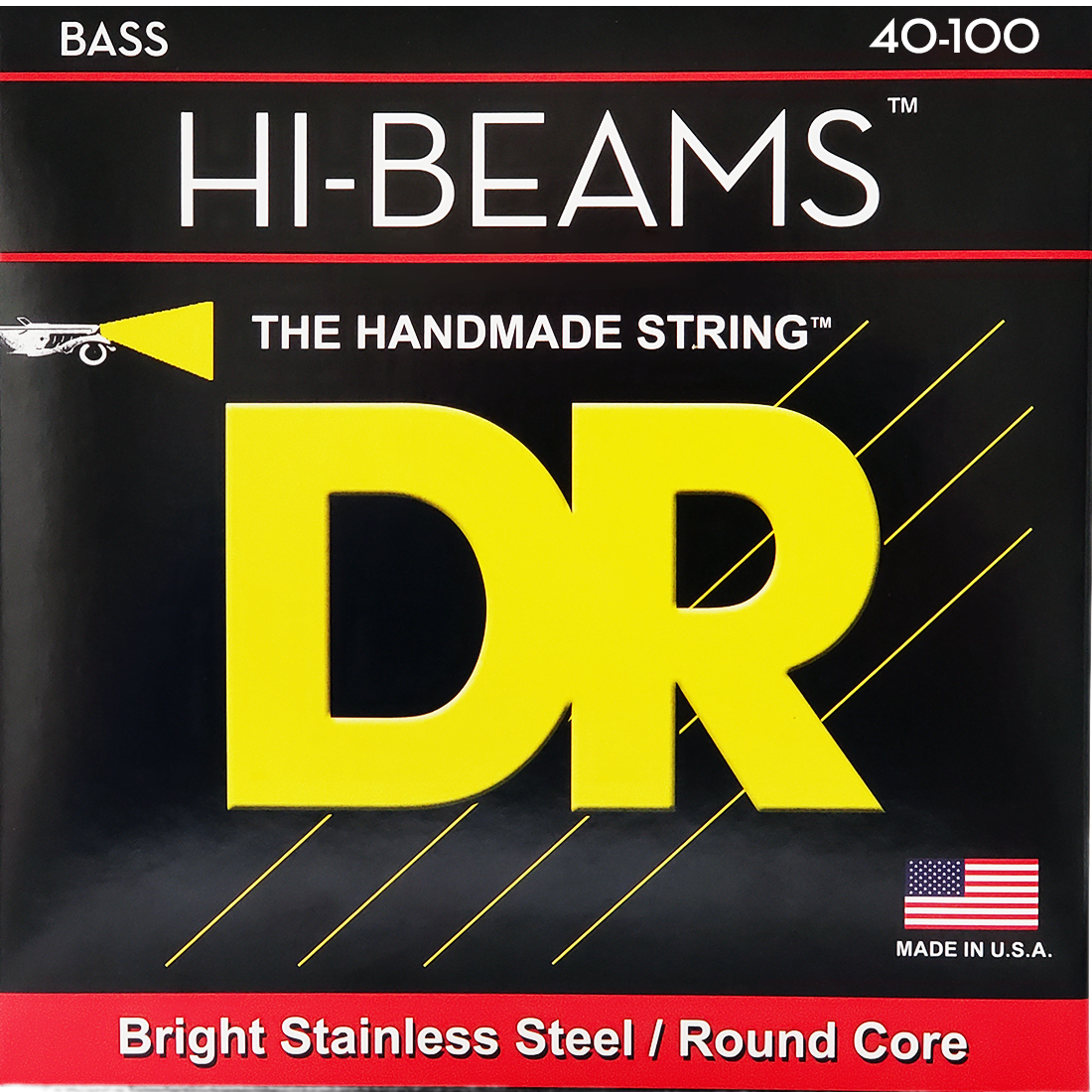 DR LR40 HI BEAMS 40100 DR Strings - LR-40 - Hi Beams - Bass Strings - 40-100 - Cuerdas para Bajo Eléctrico - Imagen 1