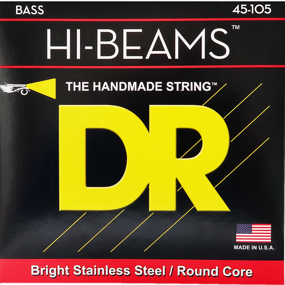 DR MR45 HI BEAMS 45105 DR Strings - MR-45 - Hi Beams - Bass Strings - 45-105 - Cuerdas para Bajo Eléctrico - Image 1