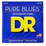 DR Strings - PB5-45 - Pure Blues - Bass Strings - 45-125 - Cuerdas Para Bajo Quantum Nickel (5 Cuerdas)