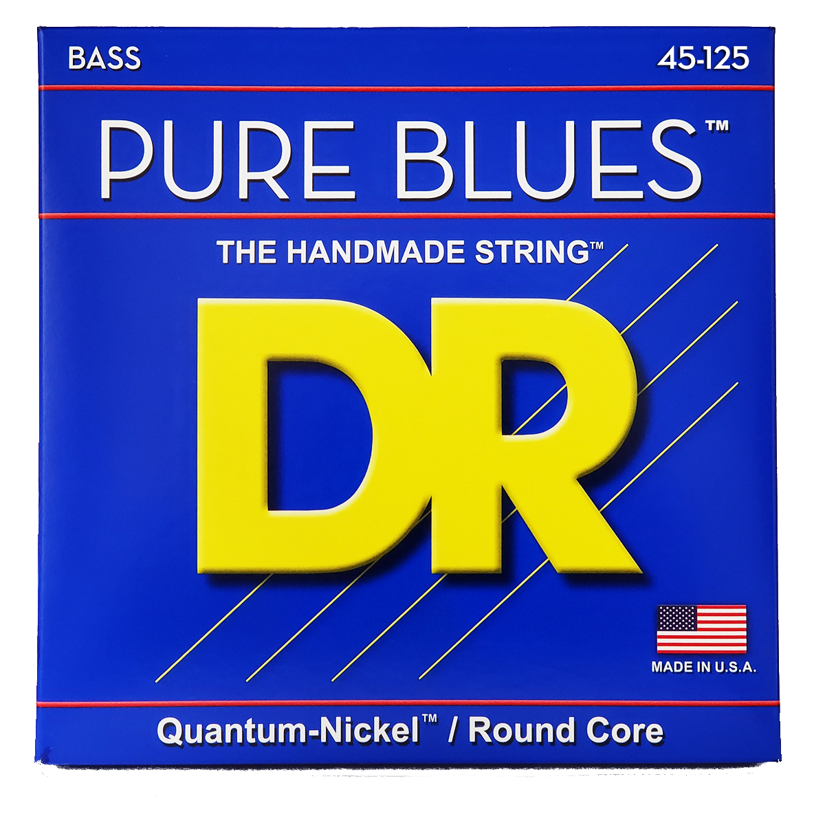 DR PB5-45 Pure Blues DR Strings - PB5-45 - Pure Blues - Bass Strings - 45-125 - Cuerdas Para Bajo Quantum Nickel (5 Cuerdas) - Image 1