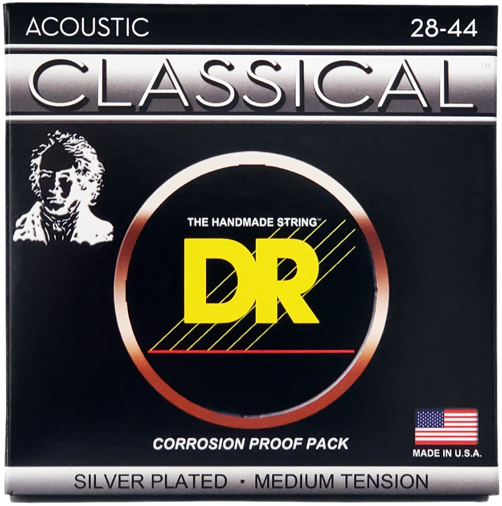 DR RNS DR Strings - RNS - Classical - 28-44 Tensión Media - Cuerdas Para Guitarra Clásica - Image 1