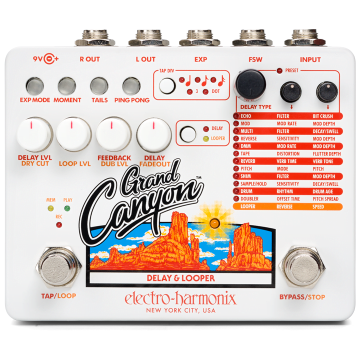 EHX Grand Canyon EHX - Electro Harmonix - Grand Canyon - Guitar Delay Pedal - Imagen 1