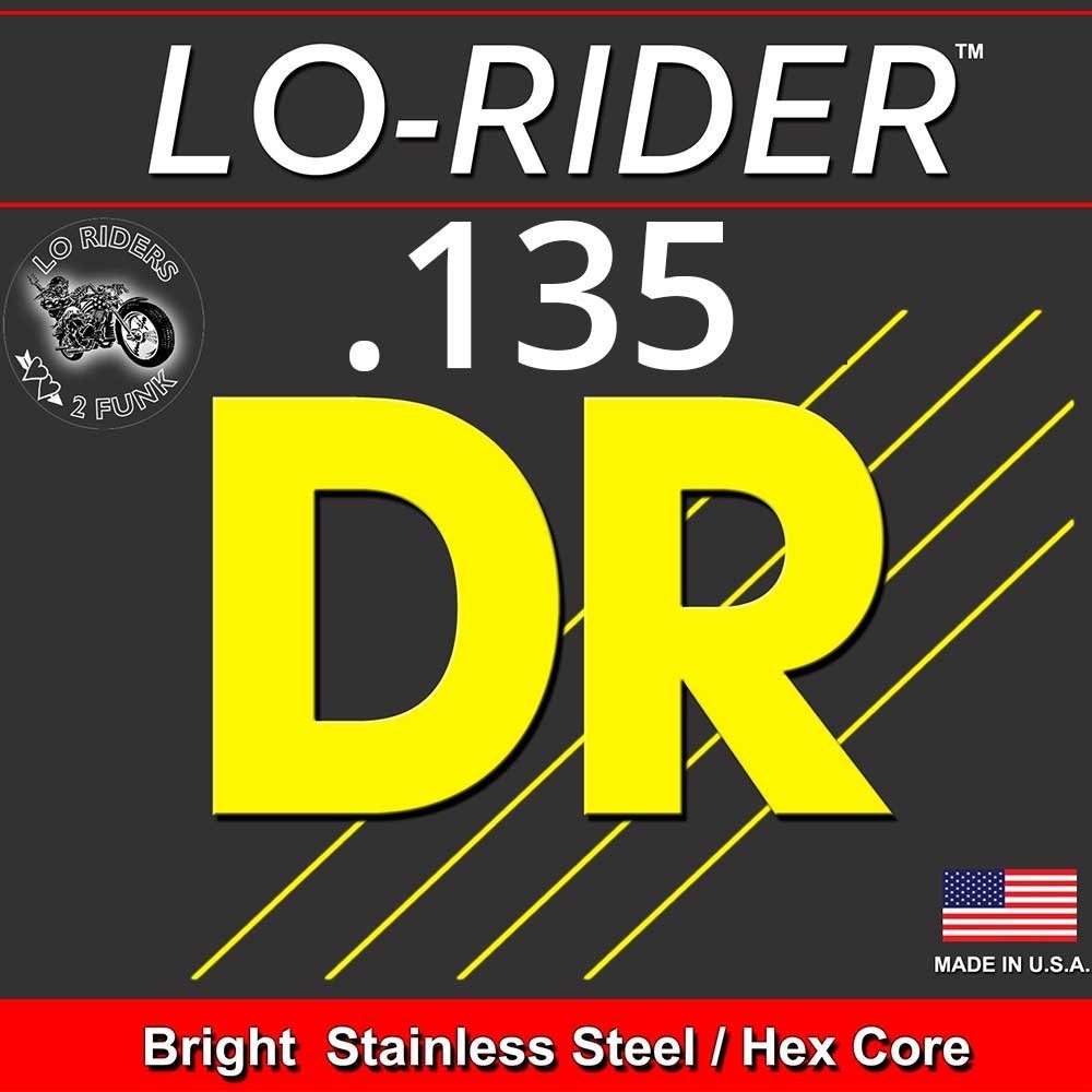 dr-strings-lrbsh135-lorider-losse-bassnaar-135 DR Strings - H-135 - Lo Rider- Bass String - 135 - Cuerda para Bajo Eléctrico (Cuerda Suelta) - Image 1