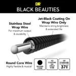 DR Strings - BKB6-30 - Black Beauties - Bass Strings - 30-125 - Cuerdas para Bajo Eléctrico (6 Cuerdas) - Image 2