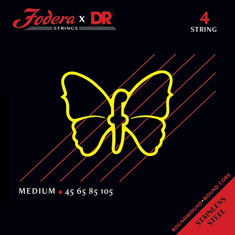 DR Fodera 45105 DR Strings - FSS-45105 - Fodera Stainless Steel - Bass Strings - 45-105 - Cuerdas para Bajo Eléctrico - Imagen 1