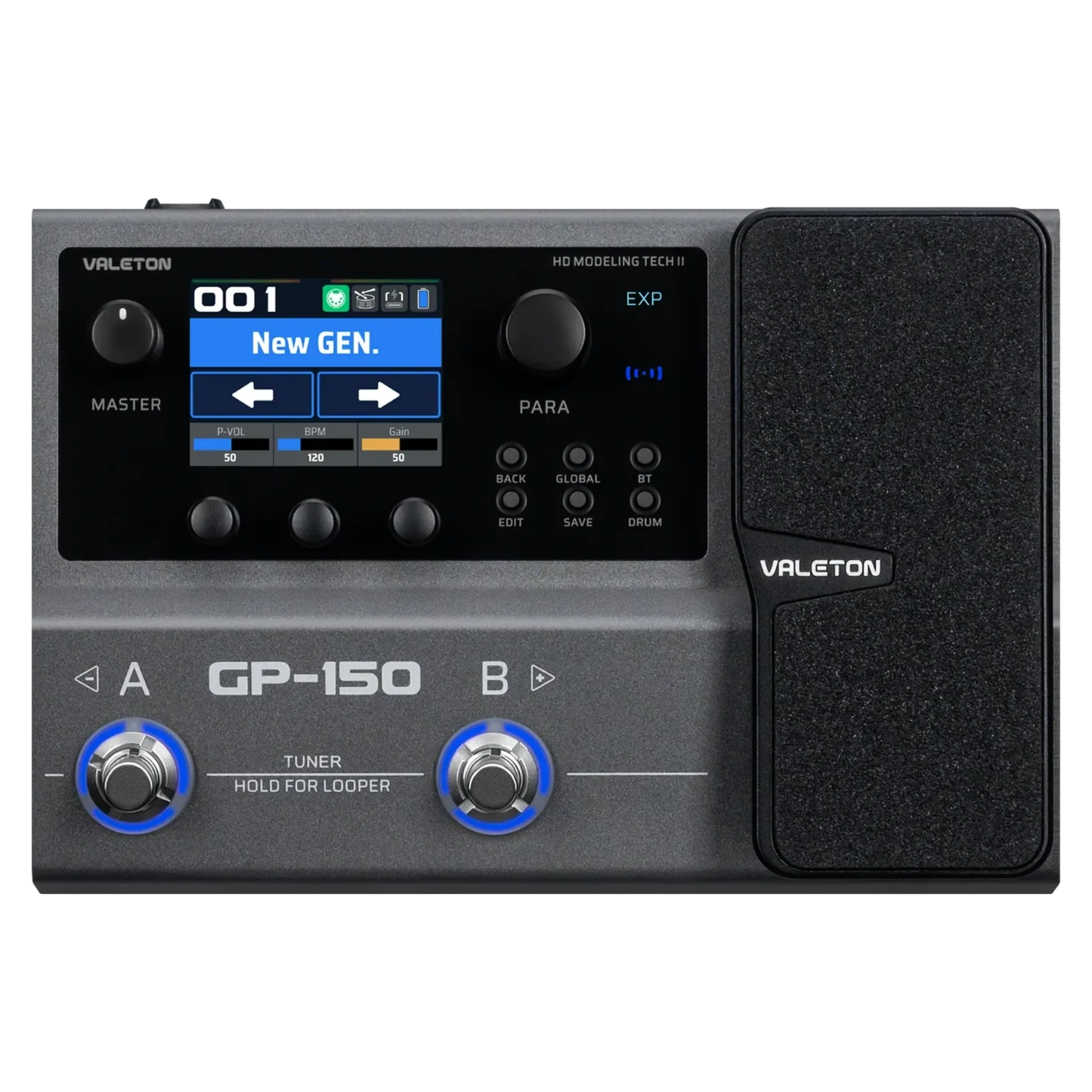 Valeton GP-150 VALETON - GP-150 - Mini AMP Modeler and FX Processor with Expression Pedal - Image 1