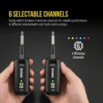 SONICAKE Guitar Wireless System - QWS-20  – Sistema Inalámbrico para Gutiarra o Bajo - Image 5