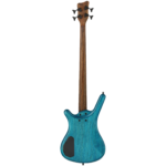 Warwick Teambuilt Pro Series Corvette $$ 4-String – Turquoise Blue Transparent Satin - Bajo 4 Cuerdas - Image 2